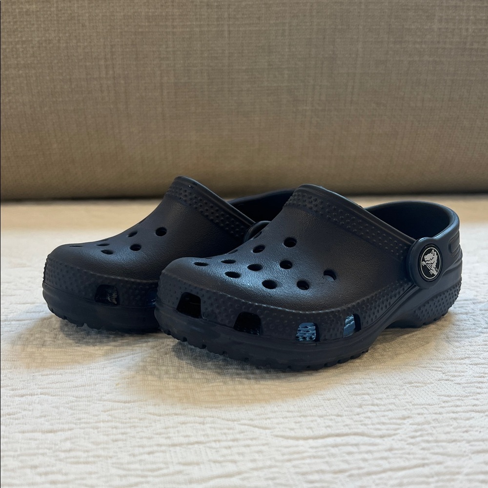 CROCS Kids Navy Slip-On Sandals